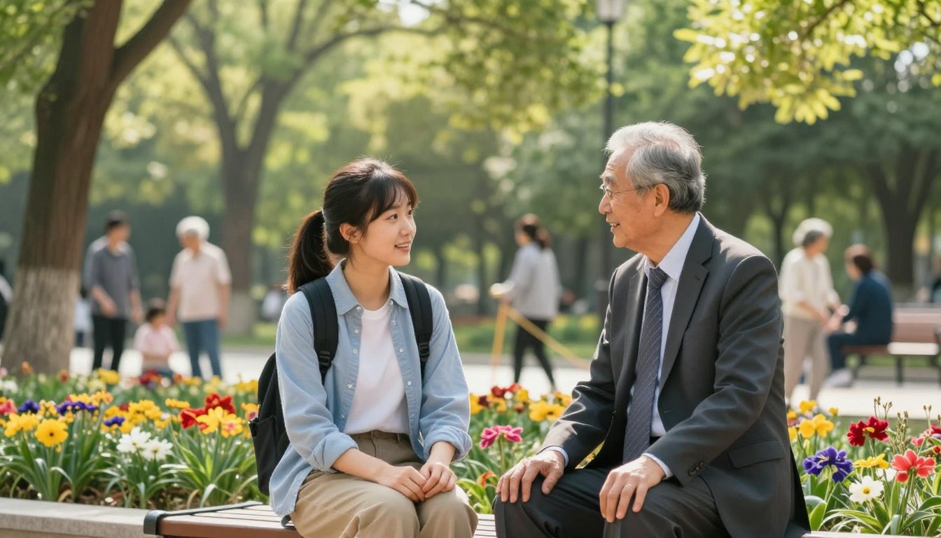 senior and youth health balance